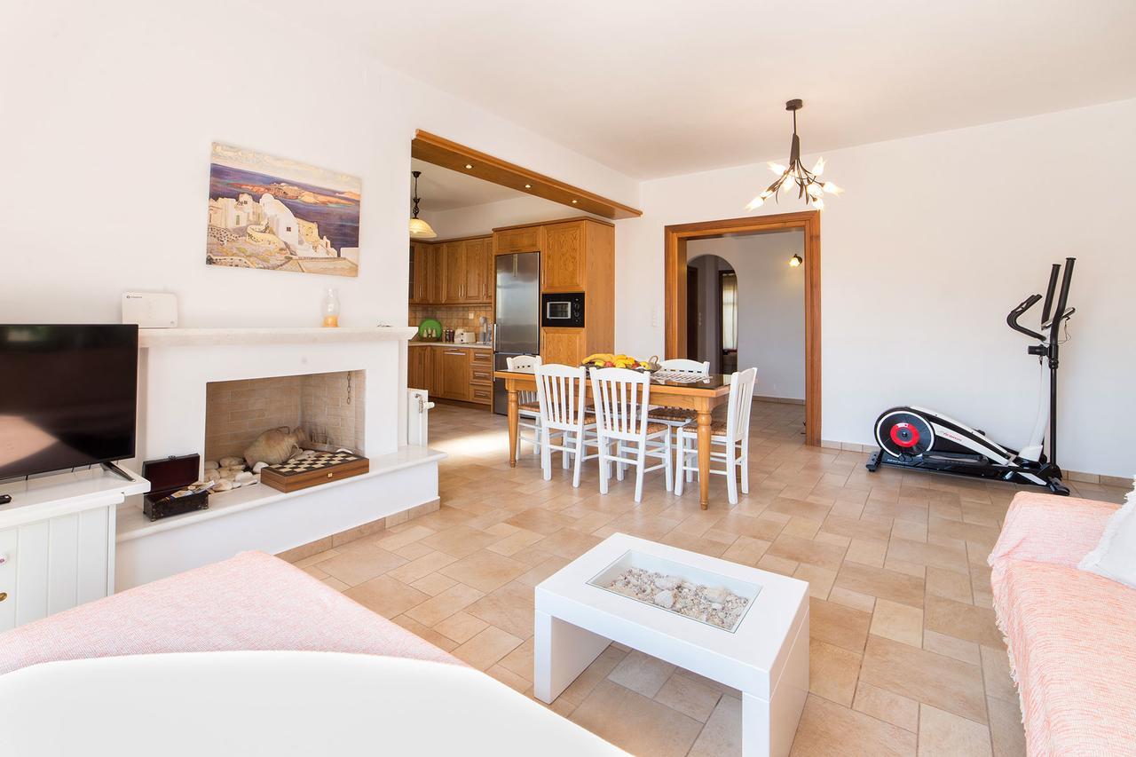 Villa San Dimitrio House On The Beach ロガラス エクステリア 写真